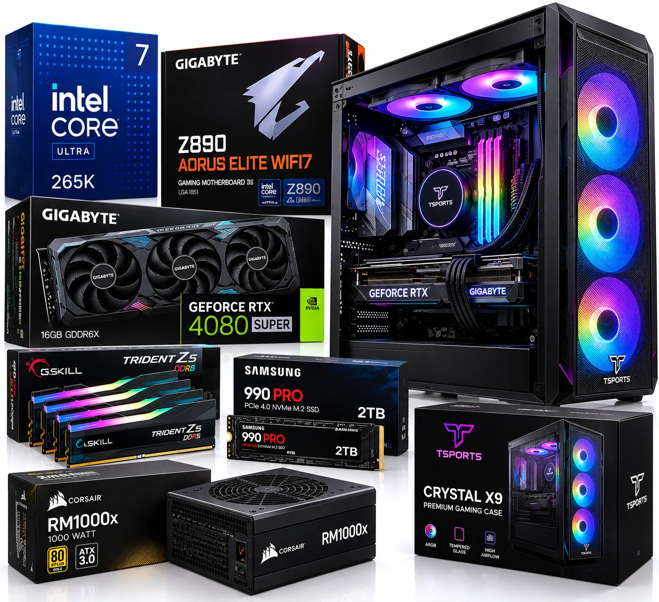 Intel Core Ultra 7 265K RTX 4080 Super PC