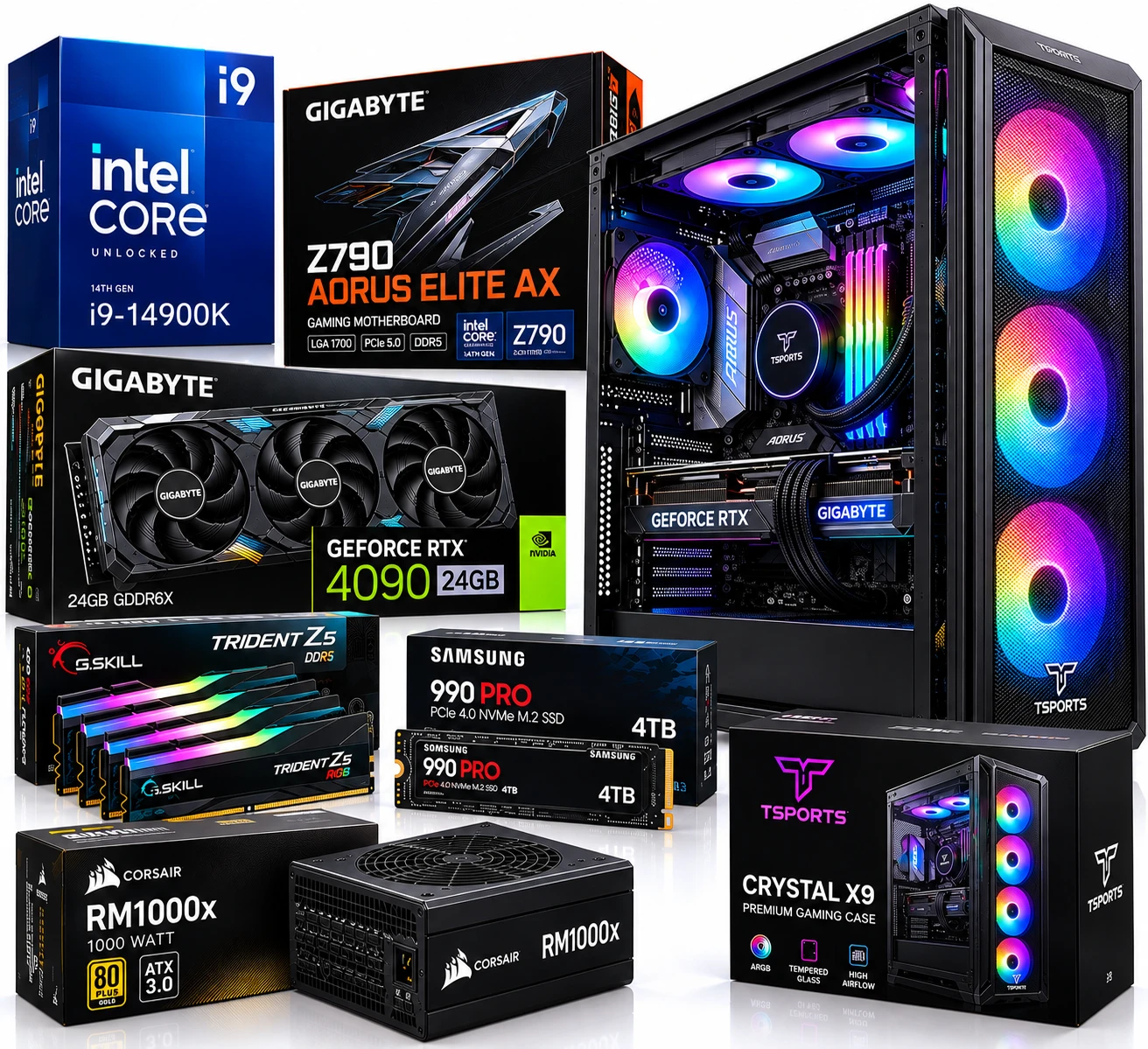 Intel Core i9-14900K RTX 4090 PC