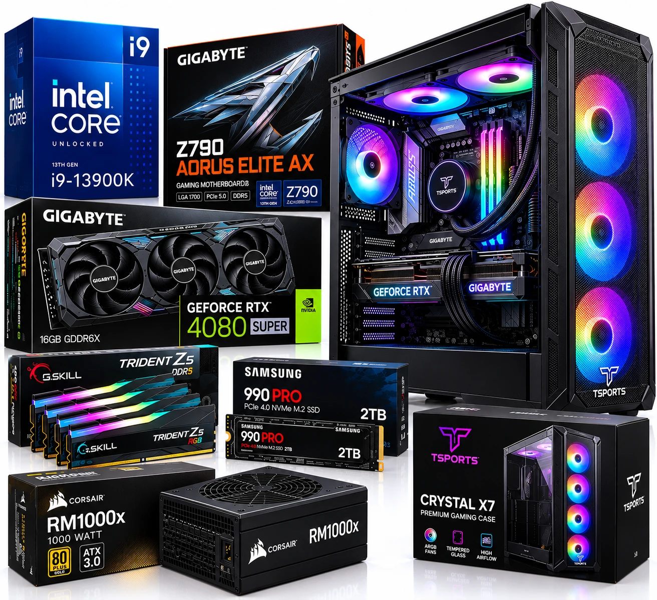 Intel Core i9-13900K RTX 4080 Super PC