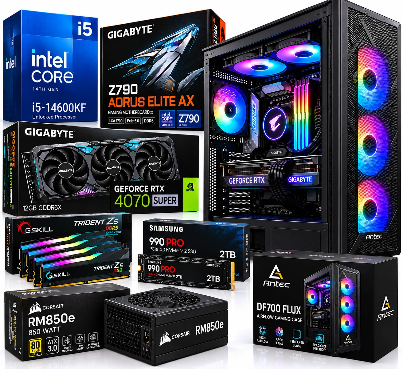 Intel Core i5-14600KF RTX 4070 Super PC